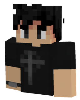 Black skin: bust render