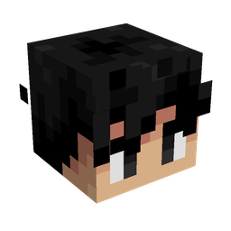 Black skin: head render
