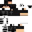 Black skin: raw texture render