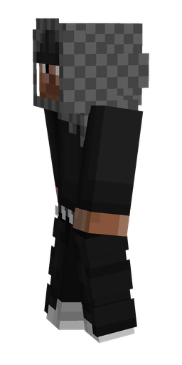 Black skin: body, left side render