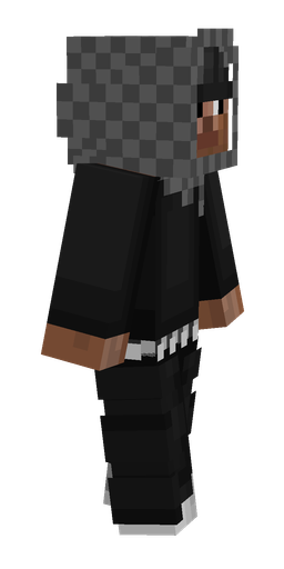 Black skin: body, right side render