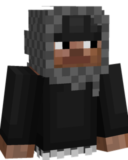 Black skin: bust render