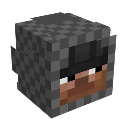Black skin: head render