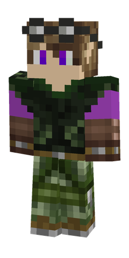 Black skin: body, front render