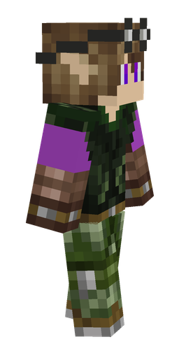 Black skin: body, right side render