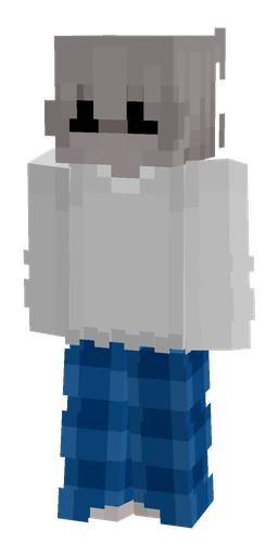 Blue skin: body, front render