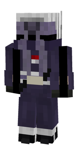 Black skin: body, back render