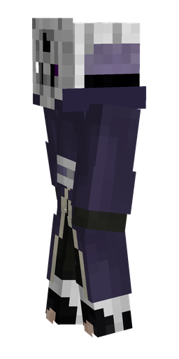 Black skin: body, left side render