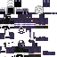 Black skin: raw texture render
