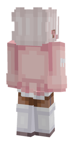 Blue skin: body, back render