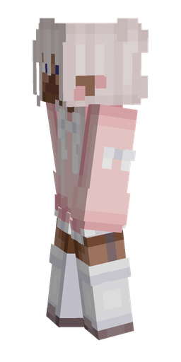Blue skin: body, left side render