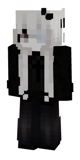Black skin: body, front render
