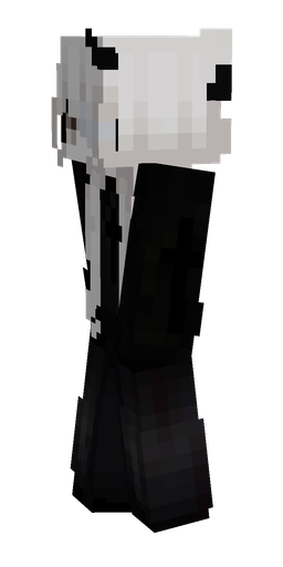 Black skin: body, left side render