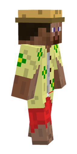 Brown skin: body, right side render
