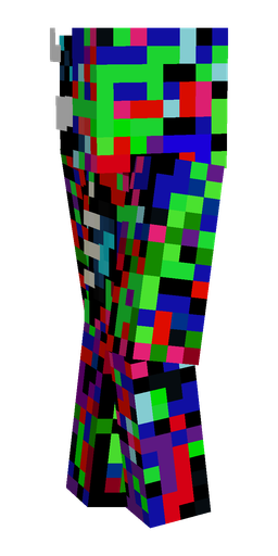 Black skin: body, left side render