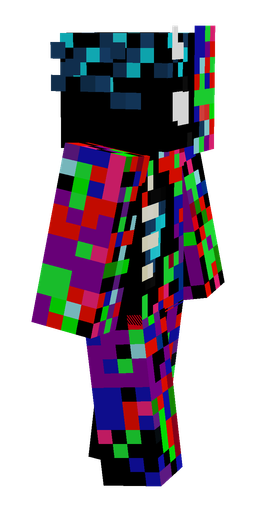 Black skin: body, right side render