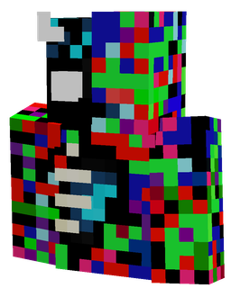 Black skin: bust render