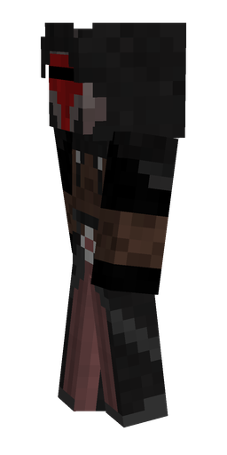 Black skin: body, left side render