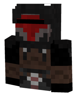 Black skin: bust render