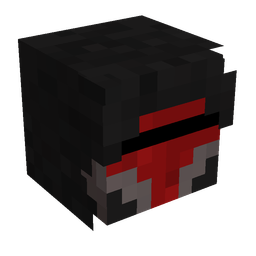 Black skin: head render
