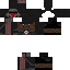 Black skin: raw texture render