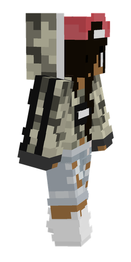 Black skin: body, right side render