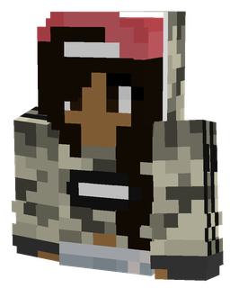 Black skin: bust render