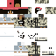 Black skin: raw texture render