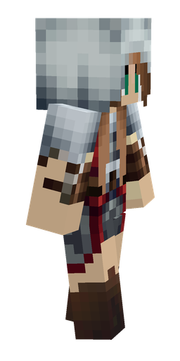 Blue skin: body, right side render