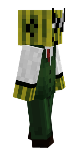 Black skin: body, right side render