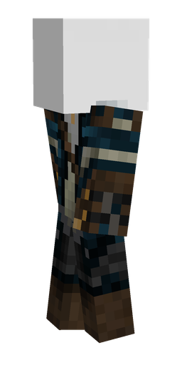 Black skin: body, left side render