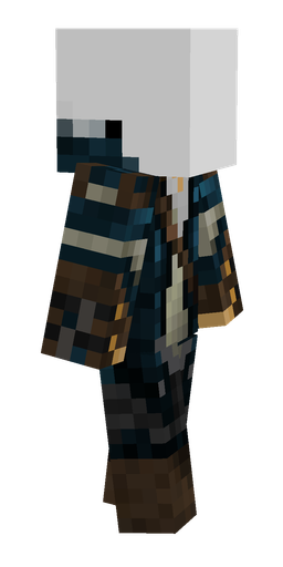 Black skin: body, right side render