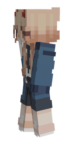 Blue skin: body, left side render