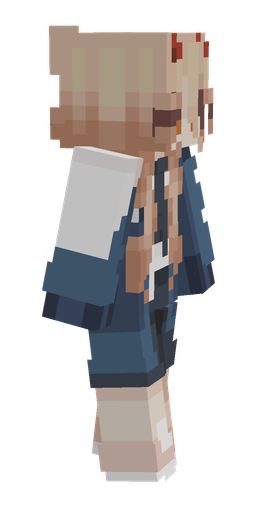 Blue skin: body, right side render