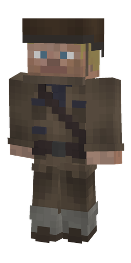 Brown skin: body, front render
