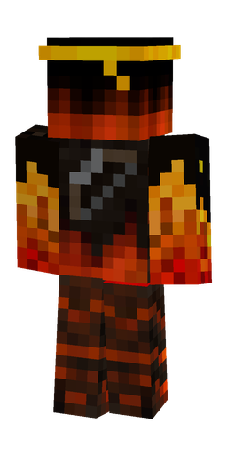 Black skin: body, back render