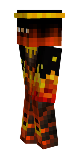 Black skin: body, left side render
