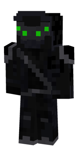 Black skin: body, front render
