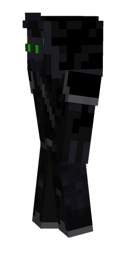 Black skin: body, left side render
