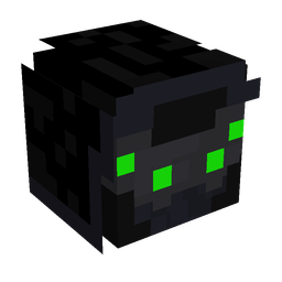 Black skin: head render