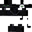 Black skin: raw texture render