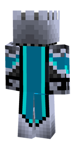 Black skin: body, back render