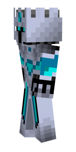 Black skin: body, left side render