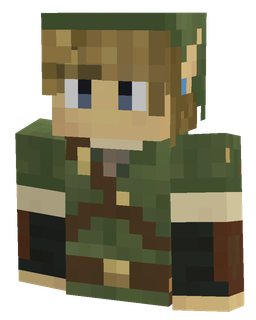 Brown skin: bust render