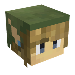Brown skin: head render