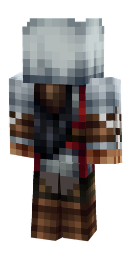 Blue skin: body, back render