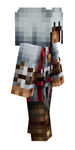 Blue skin: body, right side render