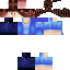 Blue skin: raw texture render