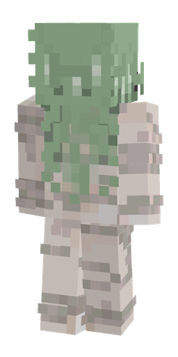 Gray skin: body, back render