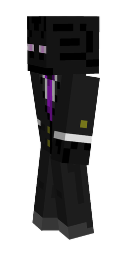Black skin: body, left side render